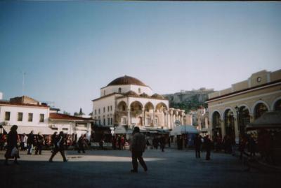 The view from where i ate lunch everyday in Athens