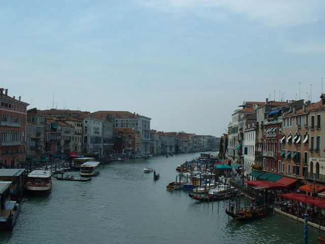 The Grand Canal from the Rialto Bridge