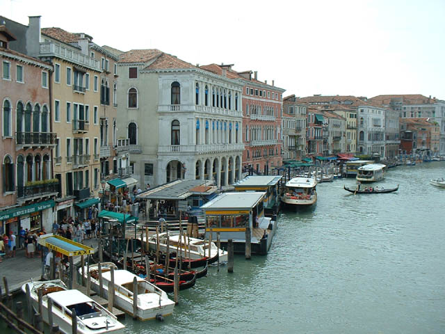 The Grand Canal from the Rialto Bridge