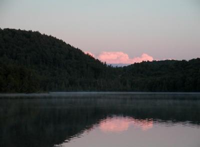 Pink clouds