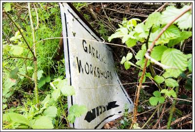 Abandoned Sign, Sticklepath