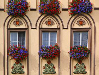 Six flowerboxes