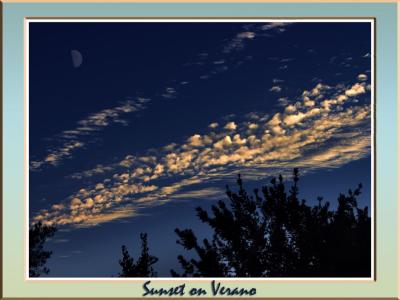 August 24:  Sunset on Verano