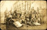 1914 - Schlomo Bernthal with his company in the Austro Hungarian army