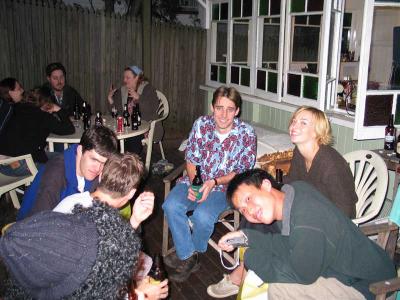 Clockwise from middle: Matt, Talent, Daz, Timmies Hair, John Harvey, more talent in the back