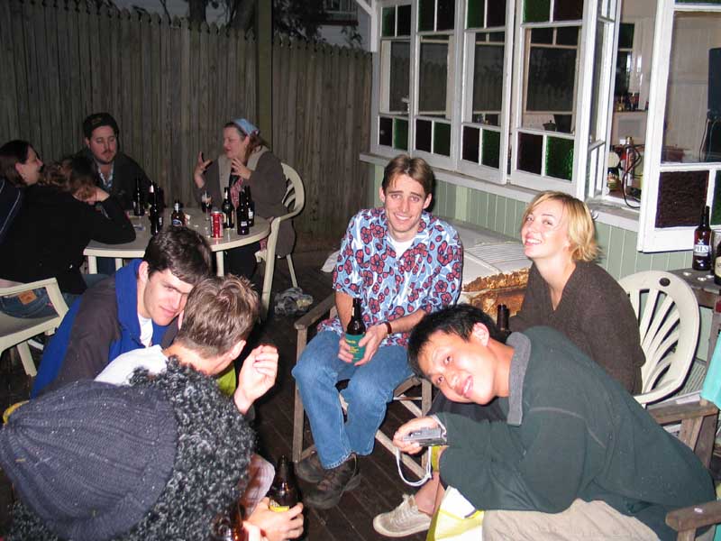Clockwise from middle: Matt, Talent, Daz, Timmies Hair, John Harvey, more talent in the back