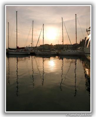 Sunrise over the harbour