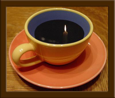 9th PlaceCandle In My Coffee in Living Colorby Ann Chaikin