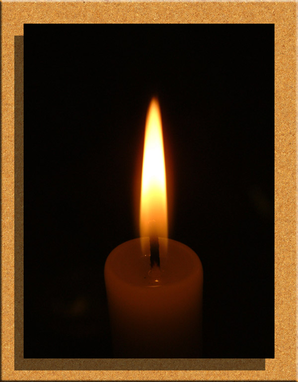 Thanksgiving candle  By Dave McMillan