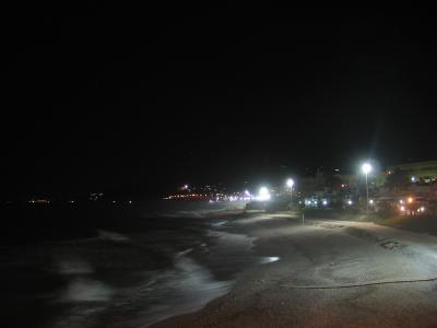 Beach at night, Nerja