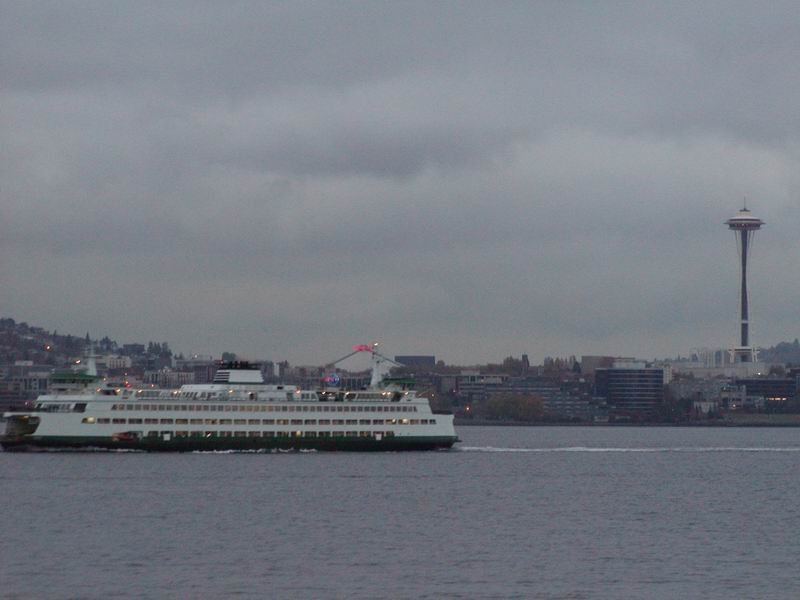 another ferry and the space needle