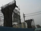 Bamboo Framework Highway Construction