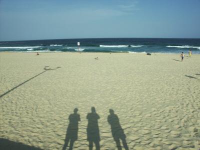 Beach and our shadows