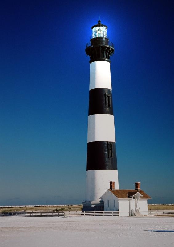 Bodie Island Lighthouse<br>(before)