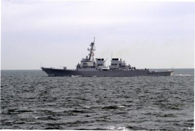 USS Cole DDG 67 returning to NOB Norfolk, VA