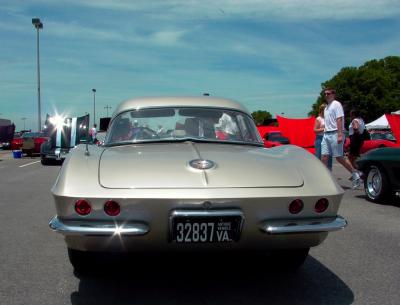 1961 Corvette Champagne Silver Rear