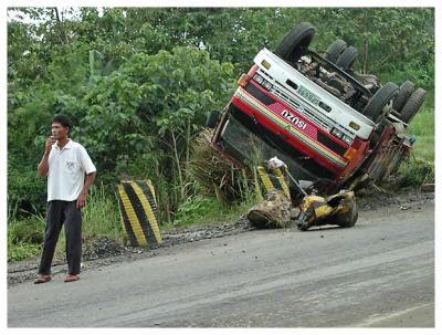 Accident in Sayre Hiway, Bukidnon