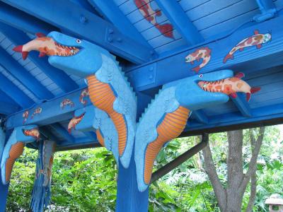 Roof near Flame Tree Barbecue