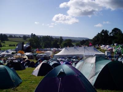 View of the Main Arena with the Otter Beer Tent