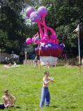 More inflatables & crystal ball juggling