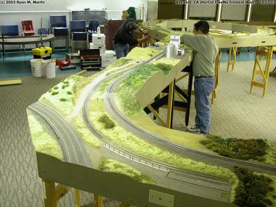 Northern Calif. Modular Model RR Group's Display at Portfest 2002