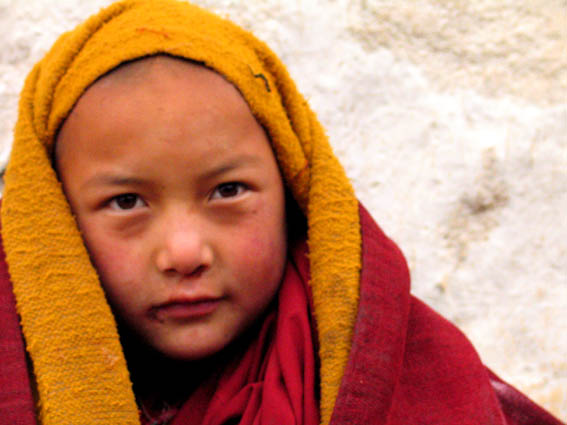 Young monk in Langmusi