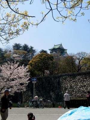 Osaka castle wall