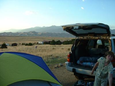 Camping by the Dunes