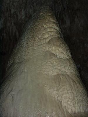 Huge Calcium Stalagmite