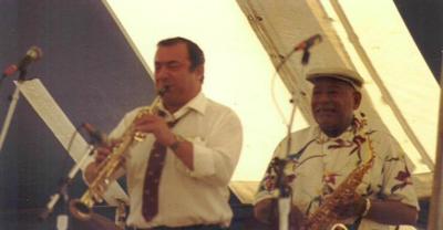 Don't know these guys, jazz fest, mid 80s.