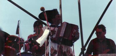 Queen of the Zydeco, jazz fest, mid 80s.