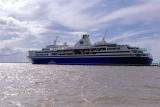 Olympic Voyager at anchor in the Amazon