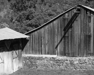 Barn on winery grounds