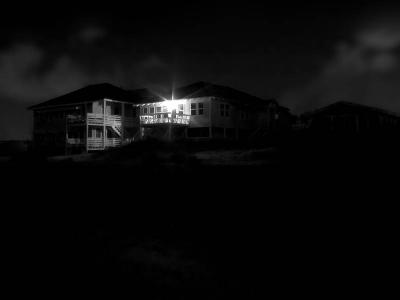 Beach House by Night