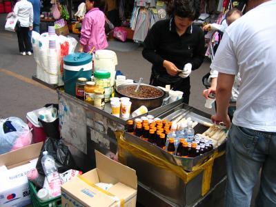 Street vendor in Namdaemun
