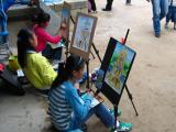 Korean children painting