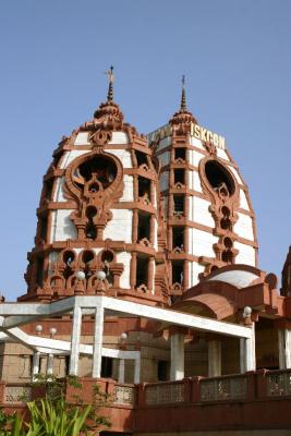 The twin towers, ISKCON temple, Delhi