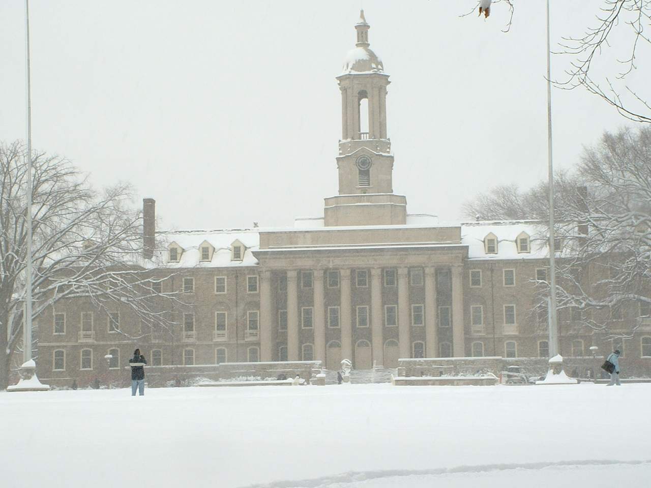 Hazy Old Main, Penn State University
