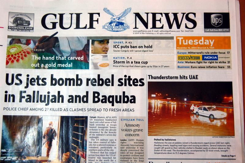Gulf News, UAE, 16 Nov 2004