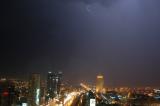 Cloud to cloud lightning over Dubai