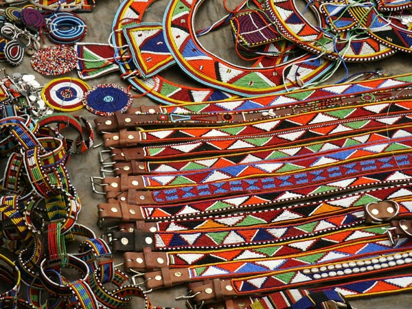Maasai beads, Saturday market