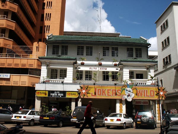 Colonial looking Elite House on Kimathi Street, Nairobi