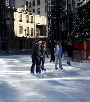 Ice Skaters at PPG Rink