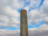 metal pipe against sky