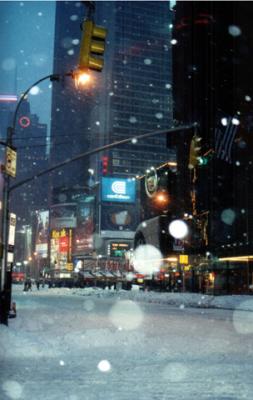 Times Square, deserted