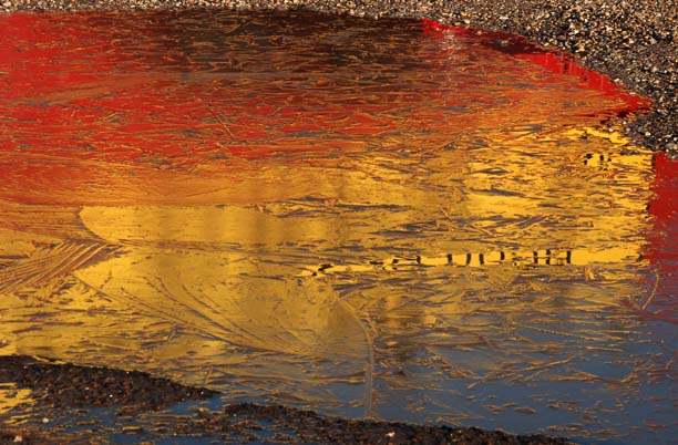 Icy Reflection - Route 66