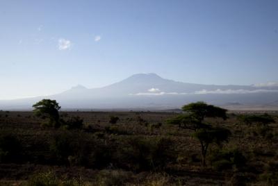 View of Kilimanjaro from the lounge