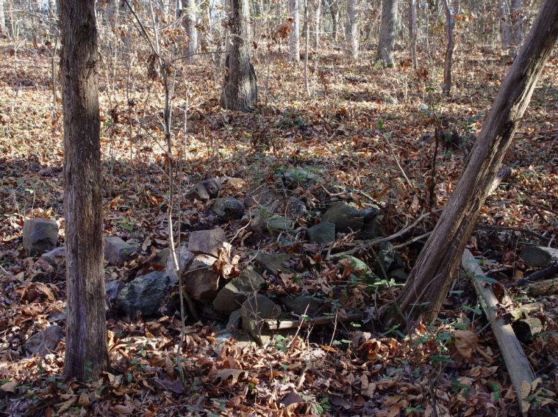 rocks that were used for fireplace