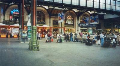 Interior of the Gare de Lyon train station in Paris. We left Paris from this station for the Alps in Switzerland. (2)