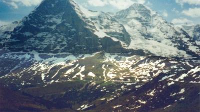View of the Alps while on the trail from Mannlichen to Kleine Scheidegg (2)